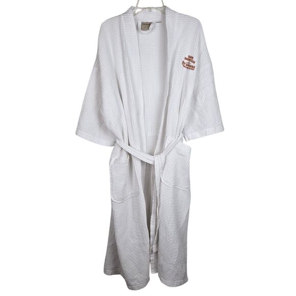 Iron Mountain Hot Springs Spa Glenwood Springs Colorado Waffle Knit Robe OSFM - Picture 1 of 6